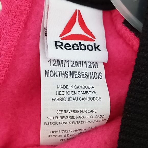 Reebok Little girls active set 12 months - Picture 6 of 6